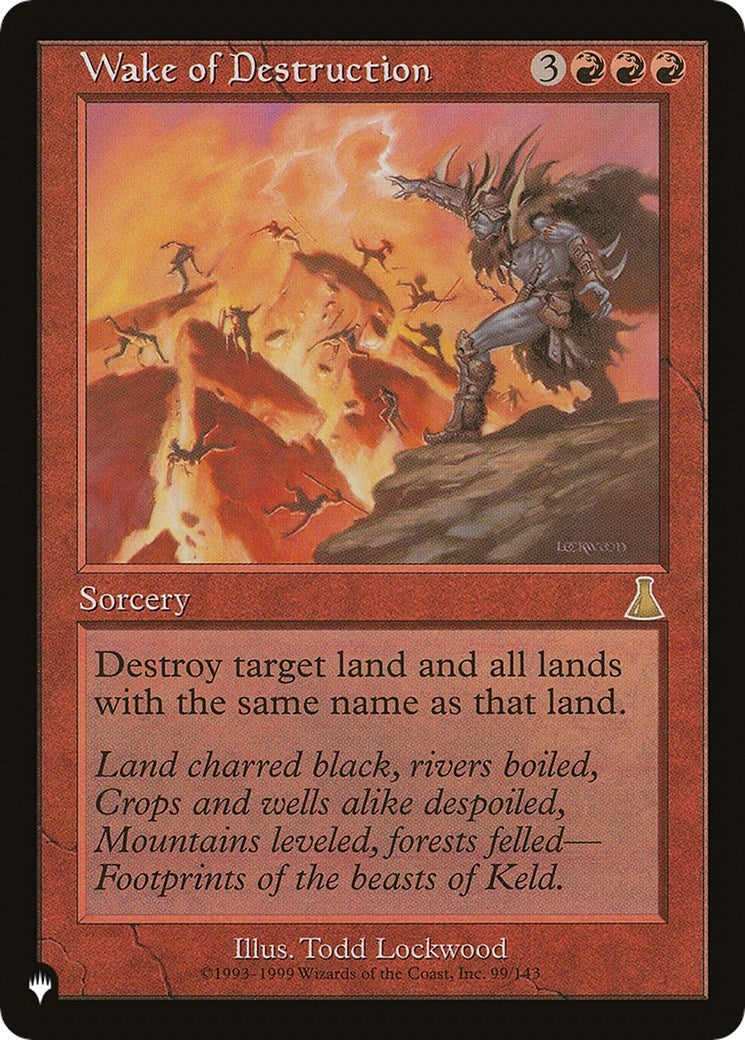 Image for Wake of Destruction (The List Reprints) (99/143) - Magic: The Gathering