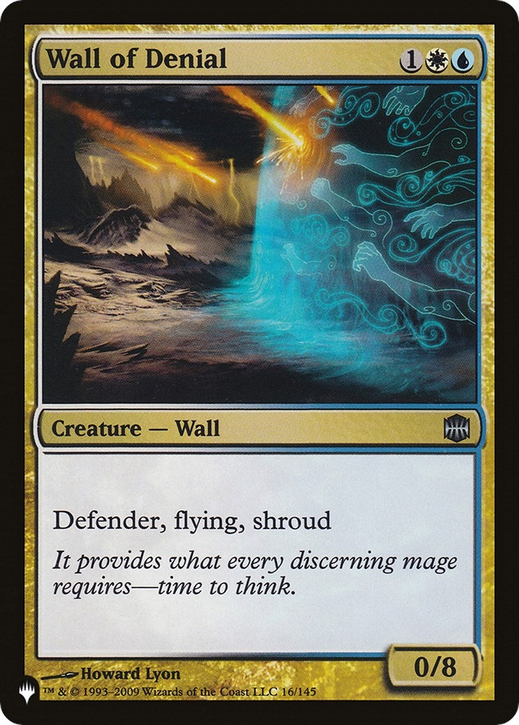 Image for Wall of Denial (The List Reprints) (16/145) - Magic: The Gathering