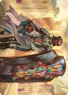 Image for Guardian of New Benalia Art Card (Art Series: Dominaria United) (8) - Magic: The Gathering
