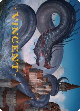 Image for Tolarian Terror Art Card (Gold-Stamped Signature) (Art Series: Dominaria United) (18) - Magic: The Gathering