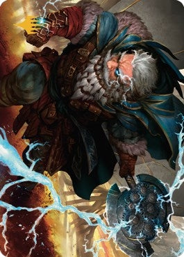 Image for Electrostatic Infantry Art Card (Gold-Stamped Signature) (Art Series: Dominaria United) (30) - Magic: The Gathering