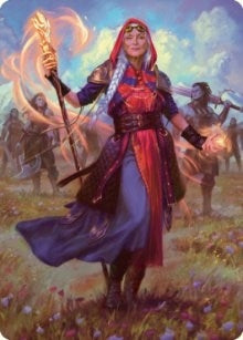 Image for Jaya, Fiery Negotiator Art Card (34/81) (Art Series: Dominaria United) (34) - Magic: The Gathering