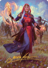 Image for Jaya, Fiery Negotiator Art Card (34/81) (Gold-Stamped Signature) (Art Series: Dominaria United) (34) - Magic: The Gathering