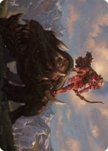 Image for Meria's Outrider Art Card (Art Series: Dominaria United) (37) - Magic: The Gathering