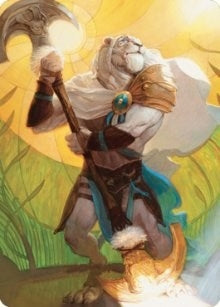 Image for Ajani, Sleeper Agent Art Card (Art Series: Dominaria United) (42) - Magic: The Gathering
