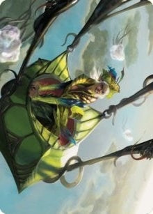 Image for Nael, Avizoa Aeronaut Art Card (Art Series: Dominaria United) (51) - Magic: The Gathering
