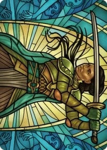 Image for Shanna, Purifying Blade Art Card (77/81) (Art Series: Dominaria United) (77) - Magic: The Gathering
