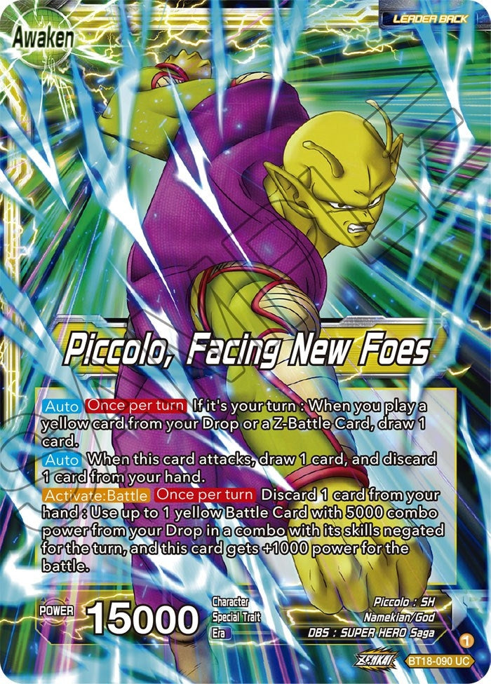 Image for Piccolo // Piccolo, Facing New Foes (Dawn of the Z-Legends) (BT18-090) - Dragon Ball Super: Masters