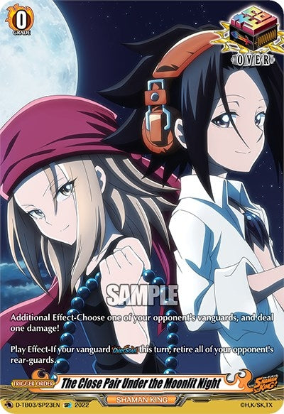 Image for The Close Pair Under the Moonlit Night (SP) (D-TB03: Shaman King) (D-TB03/SP23EN) - Cardfight Vanguard