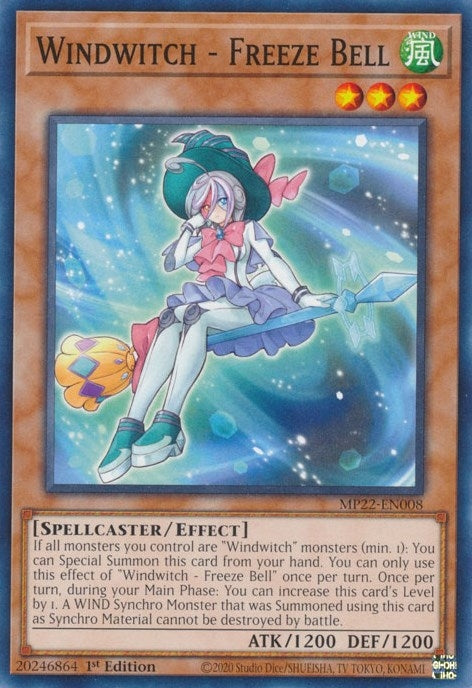 Image for Windwitch - Freeze Bell (2022 Tin of the Pharaoh's Gods) (MP22-EN008) - YuGiOh