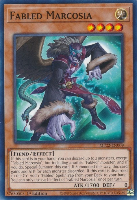 Image for Fabled Marcosia (2022 Tin of the Pharaoh's Gods) (MP22-EN009) - YuGiOh