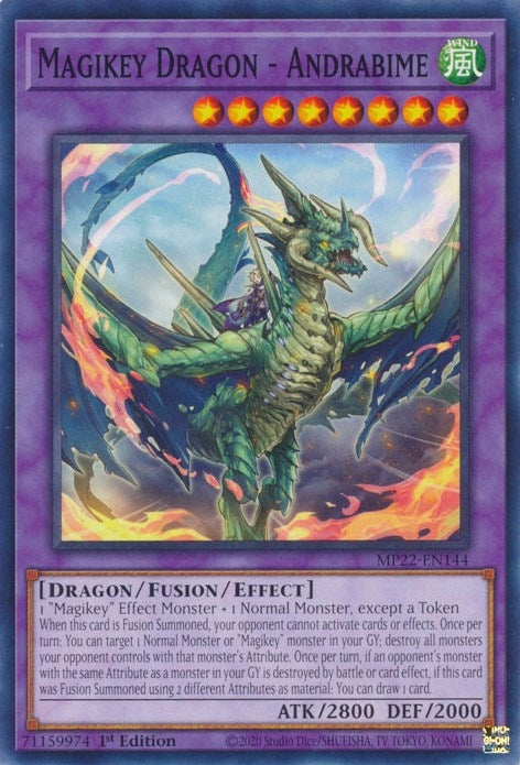 Image for Magikey Dragon - Andrabime (2022 Tin of the Pharaoh's Gods) (MP22-EN144) - YuGiOh