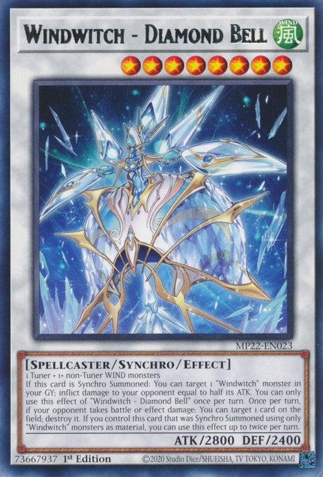 Image for Windwitch - Diamond Bell (2022 Tin of the Pharaoh's Gods) (MP22-EN023) - YuGiOh