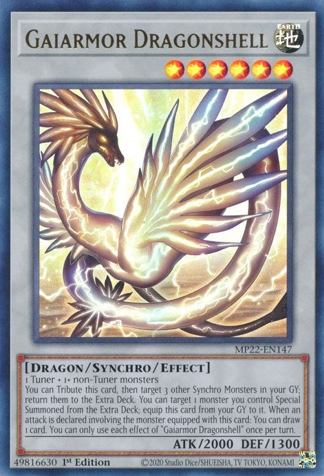 Image for Gaiarmor Dragonshell (2022 Tin of the Pharaoh's Gods) (MP22-EN147) - YuGiOh