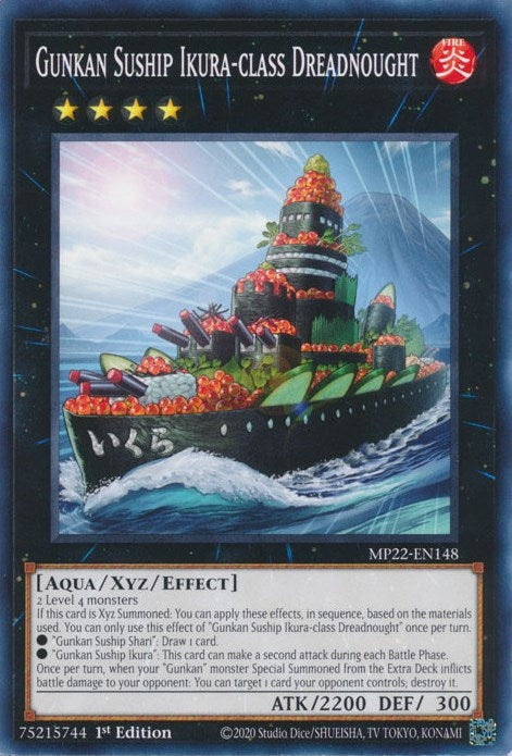 Image for Gunkan Suship Ikura-class Dreadnought (2022 Tin of the Pharaoh's Gods) (MP22-EN148) - YuGiOh