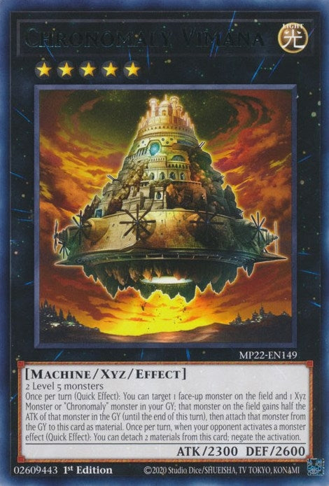 Image for Chronomaly Vimana (2022 Tin of the Pharaoh's Gods) (MP22-EN149) - YuGiOh
