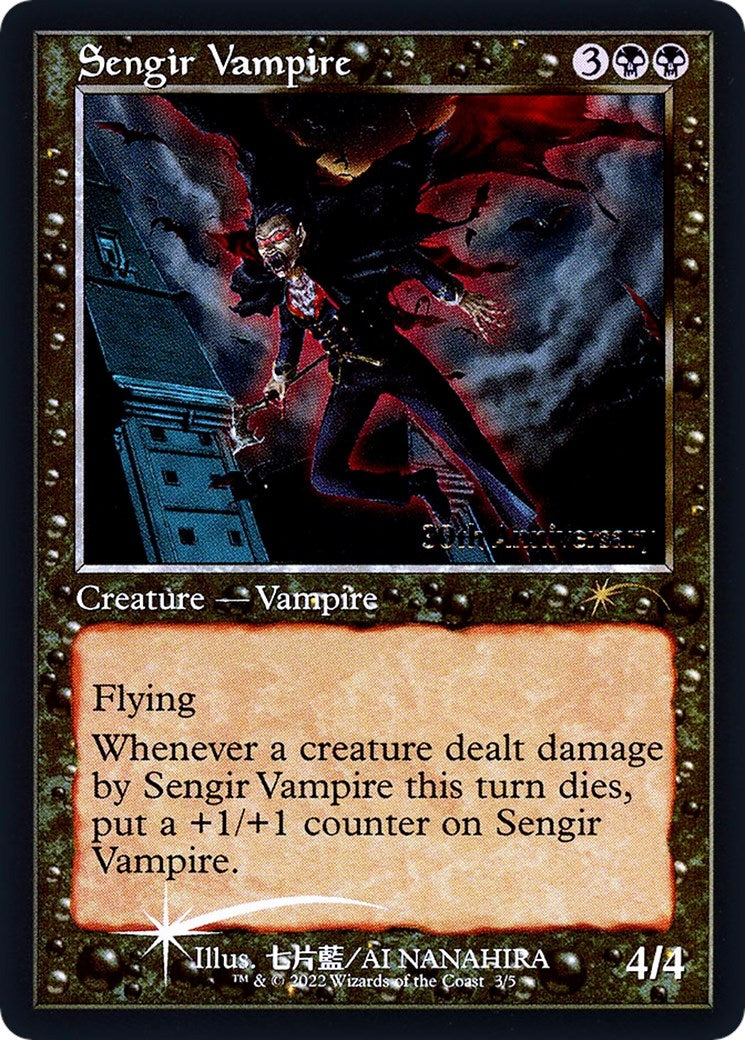 Image for Sengir Vampire (Retro Frame) (30th Anniversary Promos) (3) - Magic: The Gathering