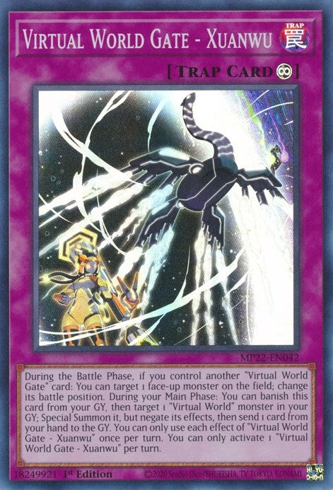 Image for Virtual World Gate - Xuanwu (2022 Tin of the Pharaoh's Gods) (MP22-EN042) - YuGiOh