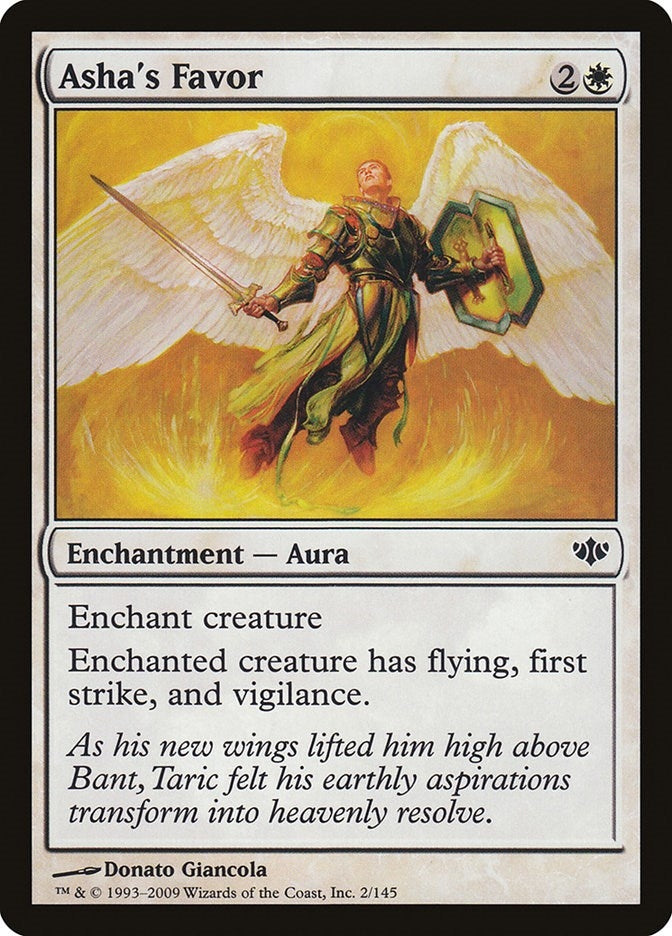 Image for Asha's Favor (Conflux) (2) - Magic: The Gathering