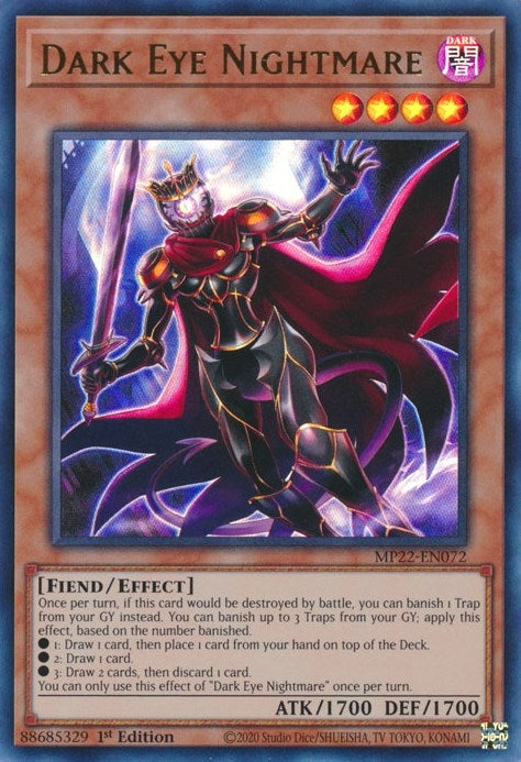 Image for Dark Eye Nightmare (2022 Tin of the Pharaoh's Gods) (MP22-EN072) - YuGiOh