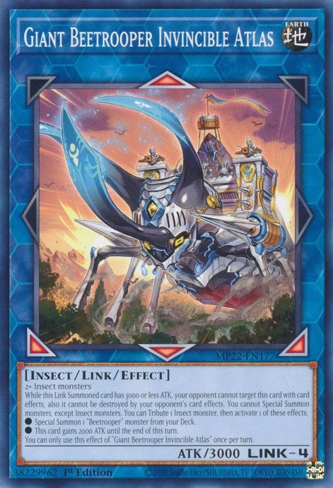 Image for Giant Beetrooper Invincible Atlas (2022 Tin of the Pharaoh's Gods) (MP22-EN177) - YuGiOh