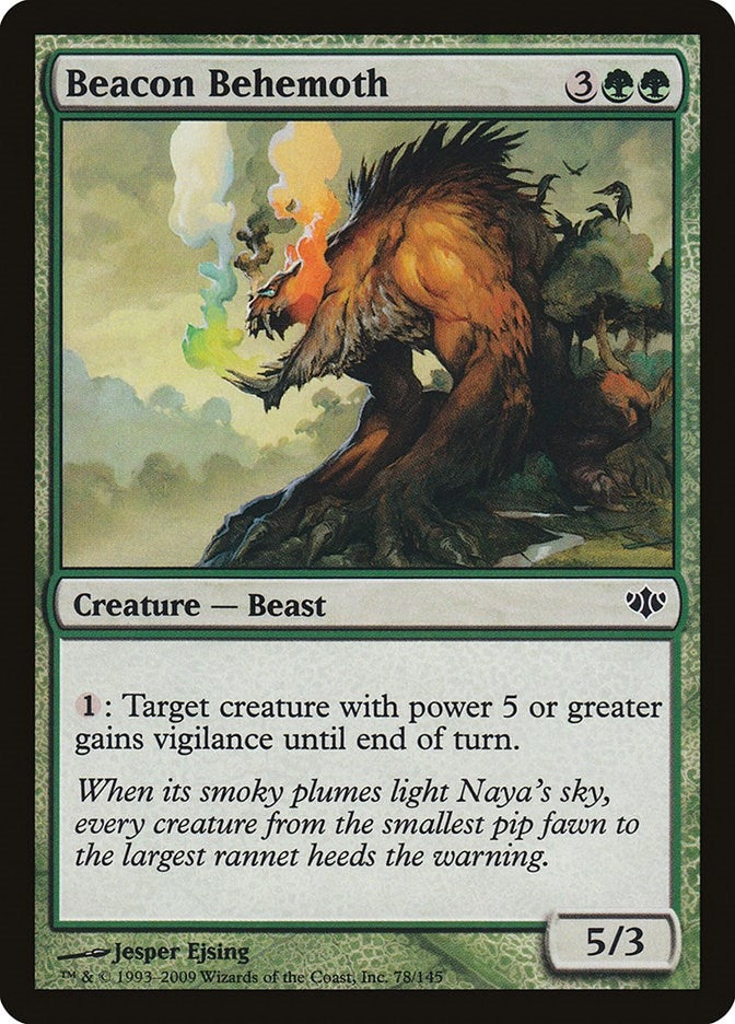 Image for Beacon Behemoth (Conflux) (78) - Magic: The Gathering
