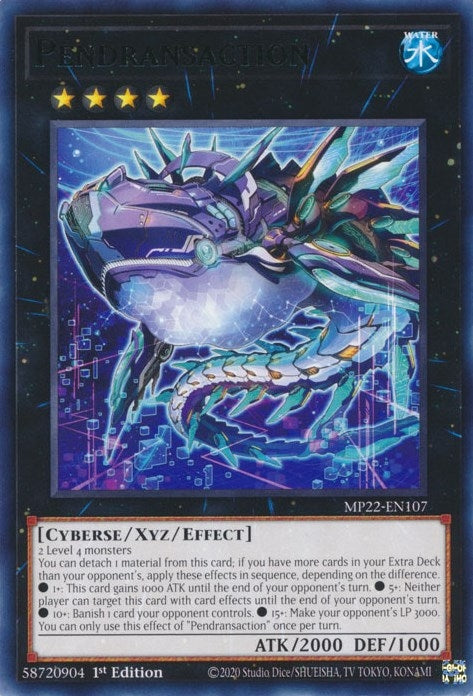Image for Pendransaction (2022 Tin of the Pharaoh's Gods) (MP22-EN107) - YuGiOh
