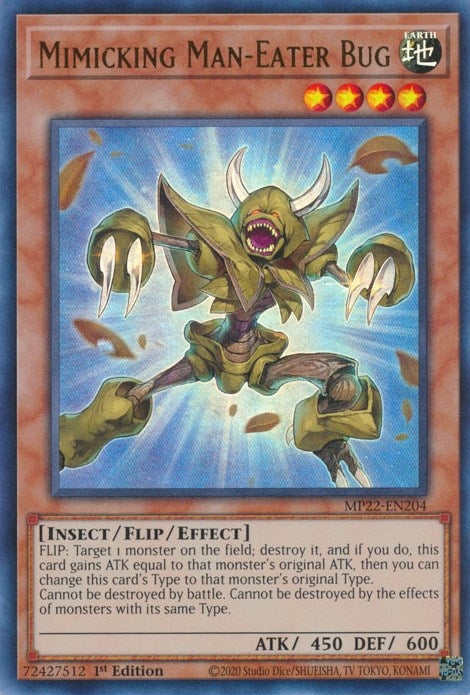 Image for Mimicking Man-Eater Bug (2022 Tin of the Pharaoh's Gods) (MP22-EN204) - YuGiOh