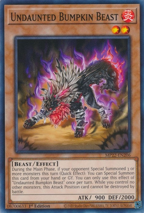 Image for Undaunted Bumpkin Beast (2022 Tin of the Pharaoh's Gods) (MP22-EN206) - YuGiOh