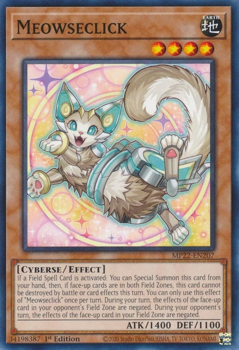 Image for Meowseclick (2022 Tin of the Pharaoh's Gods) (MP22-EN207) - YuGiOh