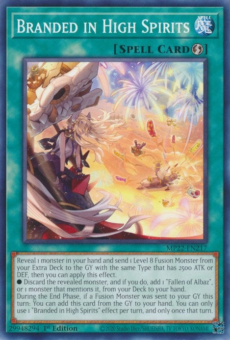 Image for Branded in High Spirits (2022 Tin of the Pharaoh's Gods) (MP22-EN217) - YuGiOh