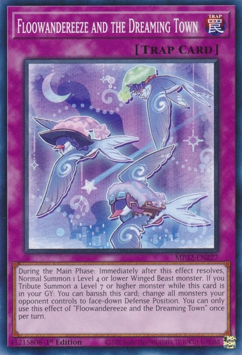 Image for Floowandereeze and the Dreaming Town (2022 Tin of the Pharaoh's Gods) (MP22-EN227) - YuGiOh