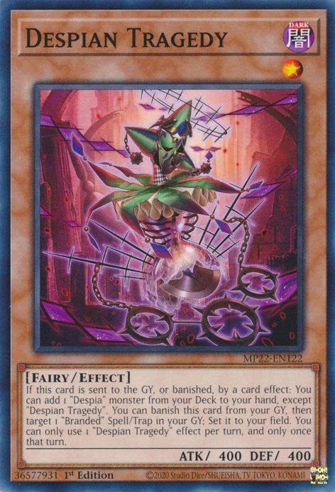 Image for Despian Tragedy (2022 Tin of the Pharaoh's Gods) (MP22-EN122) - YuGiOh