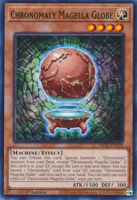Image for Chronomaly Magella Globe (2022 Tin of the Pharaoh's Gods) (MP22-EN129) - YuGiOh