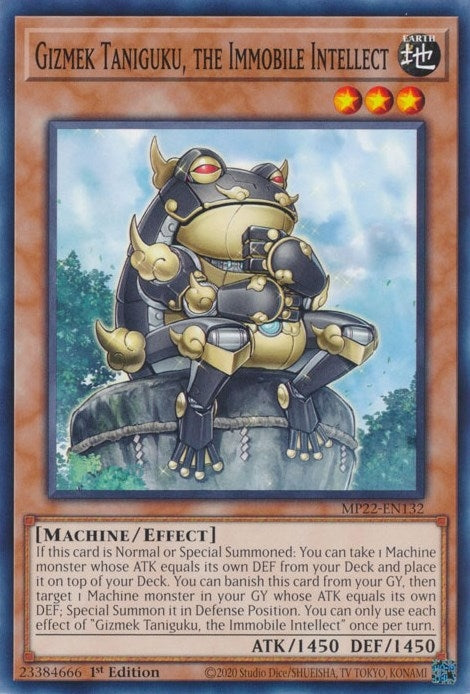 Image for Gizmek Taniguku, the Immobile Intellect (2022 Tin of the Pharaoh's Gods) (MP22-EN132) - YuGiOh