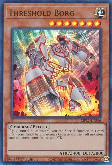 Image for Threshold Borg (2022 Tin of the Pharaoh's Gods) (MP22-EN246) - YuGiOh