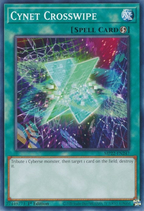 Image for Cynet Crosswipe (2022 Tin of the Pharaoh's Gods) (MP22-EN247) - YuGiOh