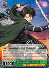 Image for Levi: Merciless Assault (Attack On Titan: Final Season) (AOT/SX04-026 RR) - Weiss Schwarz