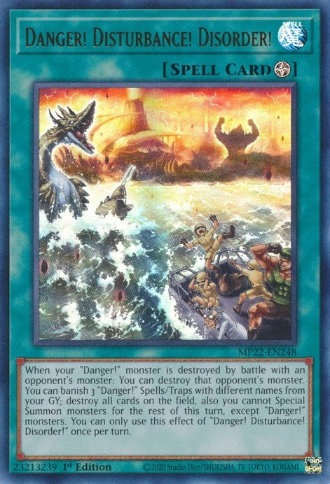 Image for Danger! Disturbance! Disorder! (2022 Tin of the Pharaoh's Gods) (MP22-EN248) - YuGiOh