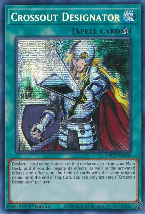 Image for Crossout Designator (2022 Tin of the Pharaoh's Gods) (MP22-EN265) - YuGiOh