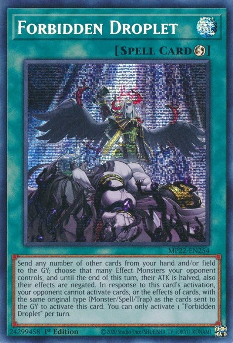 Image for Forbidden Droplet (2022 Tin of the Pharaoh's Gods) (MP22-EN254) - YuGiOh