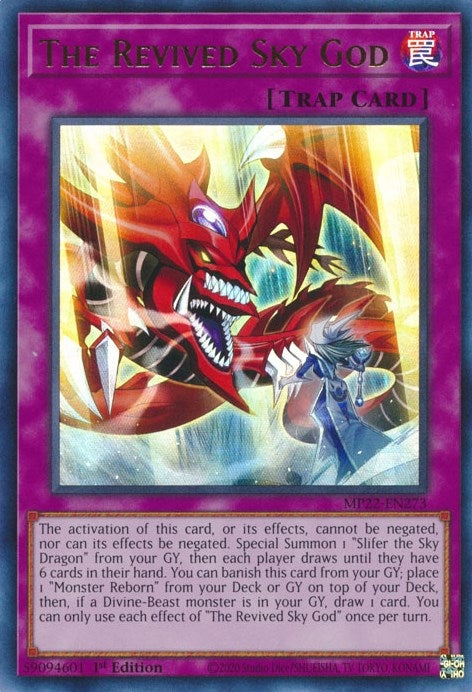 Image for The Revived Sky God (2022 Tin of the Pharaoh's Gods) (MP22-EN273) - YuGiOh