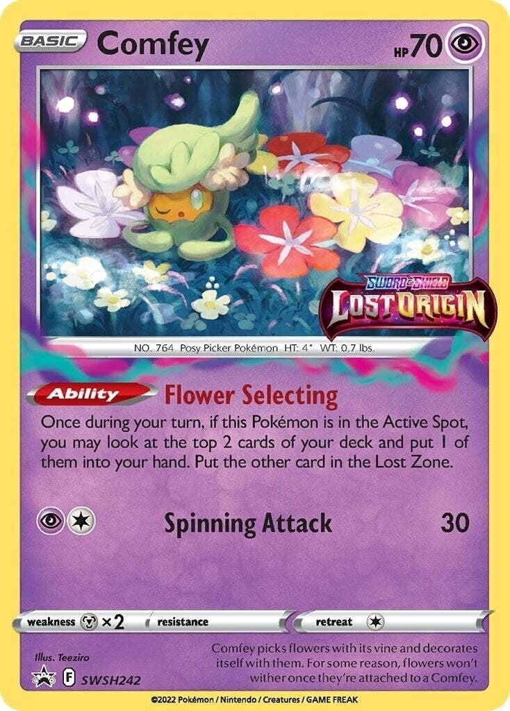 Image for Comfey - SWSH242 (Prerelease) (SWSH: Sword & Shield Promo Cards) (SWSH242) - Pokemon