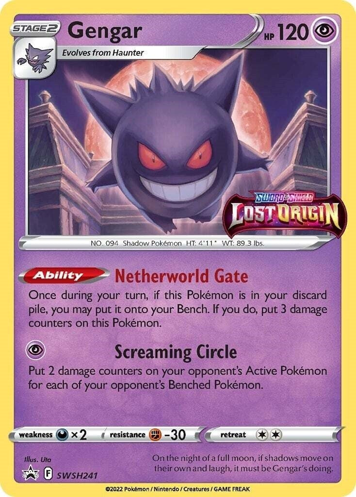 Image for Gengar - SWSH241 (Prerelease) (SWSH: Sword & Shield Promo Cards) (SWSH241) - Pokemon