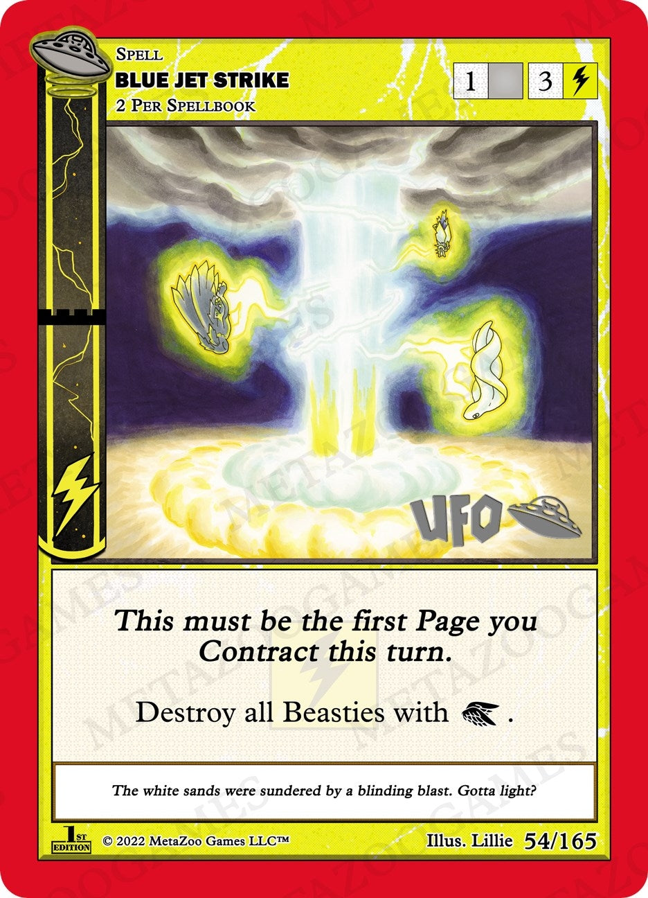 Image for Blue Jet Strike (UFO: First Edition Spoiler Pack) (054/165) - MetaZoo