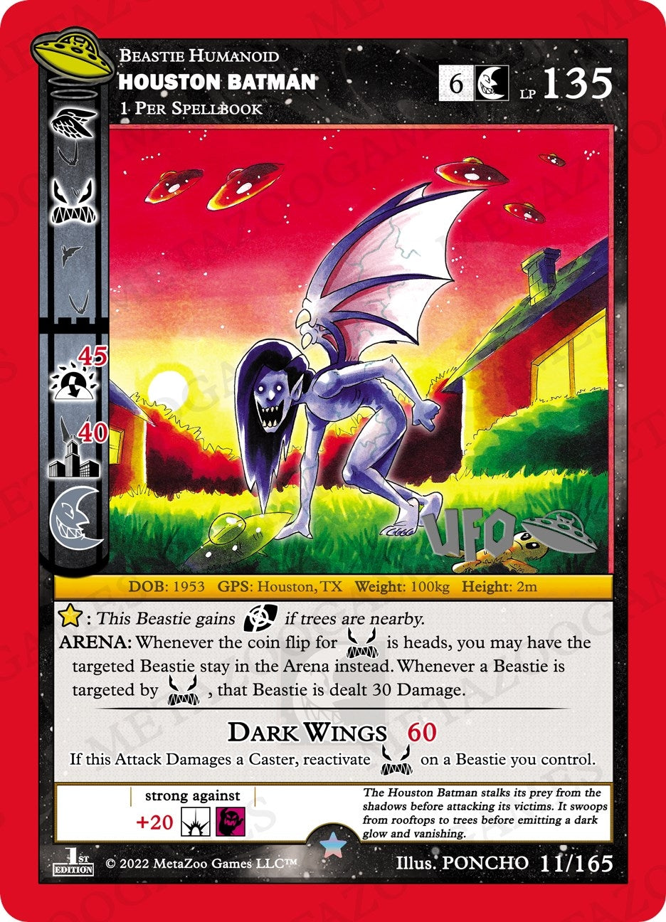 Image for Houston Batman (UFO: First Edition Spoiler Pack) (011/165) - MetaZoo