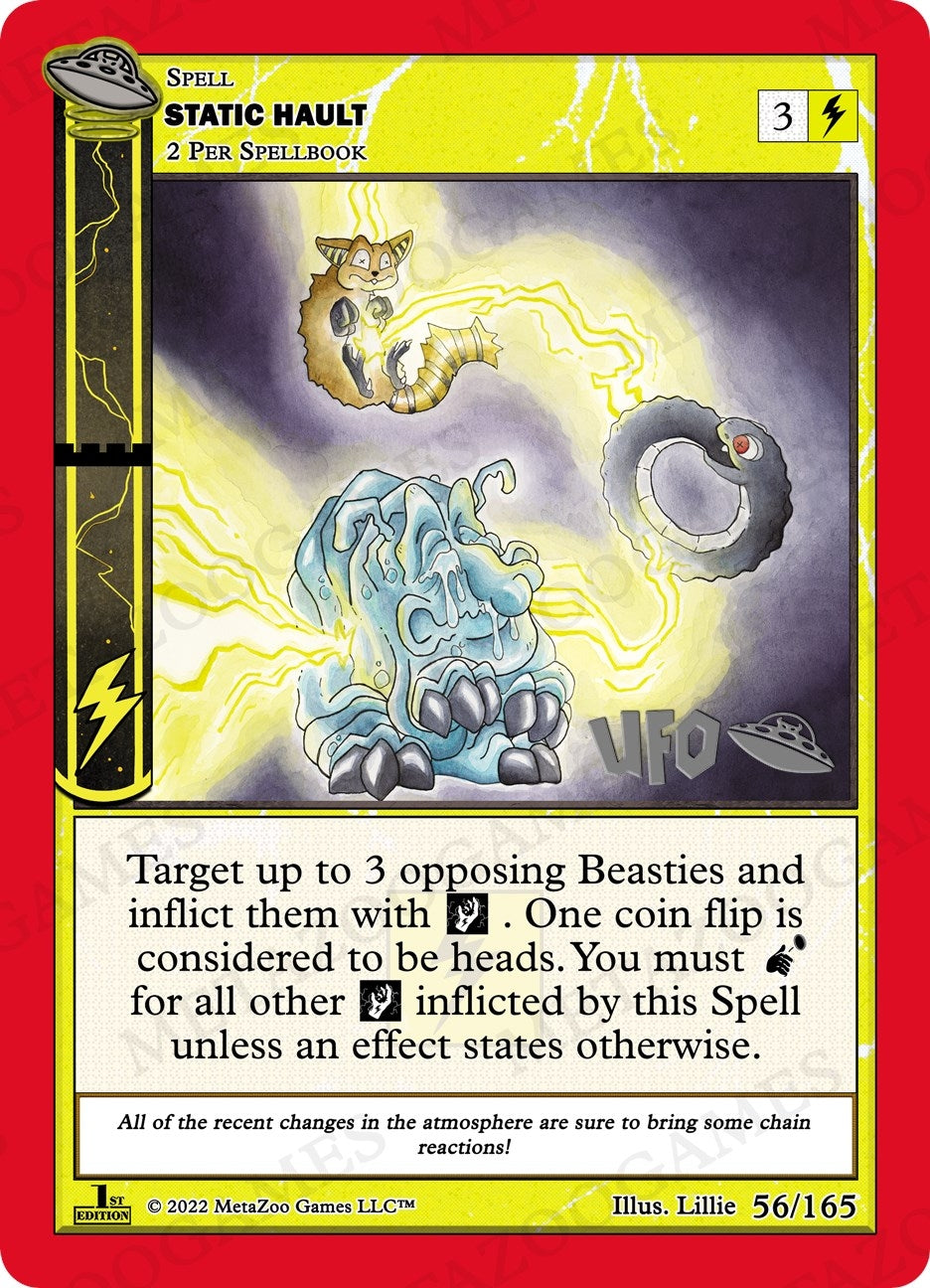 Image for Static Hault (UFO: First Edition Spoiler Pack) (056/165) - MetaZoo