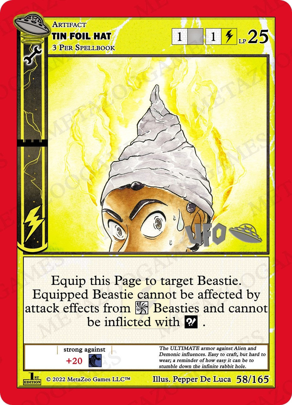 Image for Tin Foil Hat (UFO: First Edition Spoiler Pack) (058/165) - MetaZoo