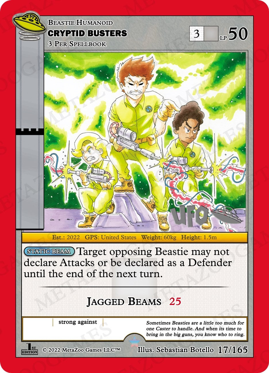 Image for Cryptid Busters (UFO: First Edition Spoiler Pack) (017/165) - MetaZoo