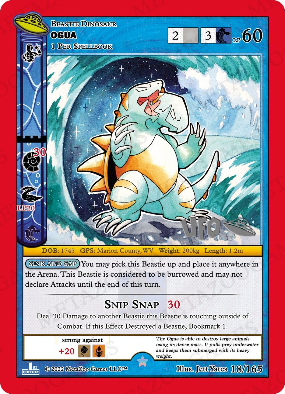 Image for Ogua (UFO: First Edition Spoiler Pack) (018/165) - MetaZoo